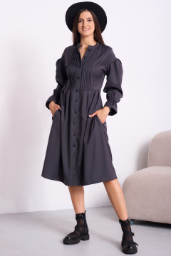 Платье Celentano lite 5051.1 графит - фото 1