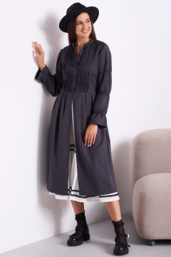 Платье Celentano lite 5052.1 графит - фото 1