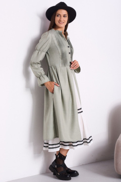 Платье Celentano lite 5052.1 приглушенный_шалфейный - фото 3