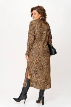 Платье Anastasia 1269 принт-леопард - фото 5