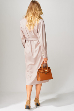 Платье Laikony L-043 бежево-пудровый - фото 3