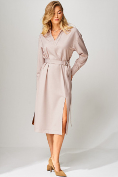 Платье Laikony L-043 бежево-пудровый - фото 2