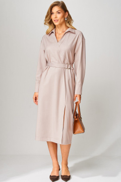 Платье Laikony L-043 бежево-пудровый - фото 1