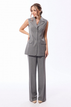 Брюки, жилет Golden Valley 6661-1 серый - фото 1
