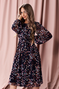 Платье Golden Valley 44269 темно-синий - фото 3