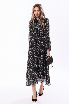 Платье Golden Valley 44256 черно-белый - фото 2