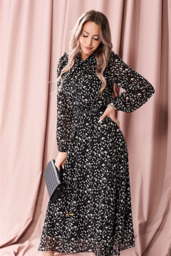 Платье Golden Valley 44256 черно-белый - фото 3