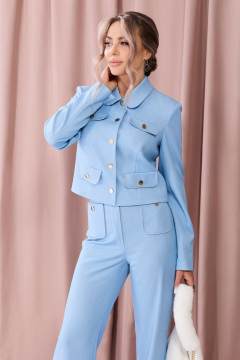 Брюки, жакет Golden Valley 6671 голубой - фото 4