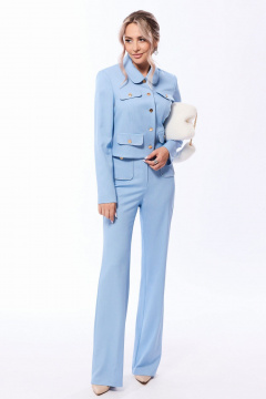 Брюки, жакет Golden Valley 6671 голубой - фото 1
