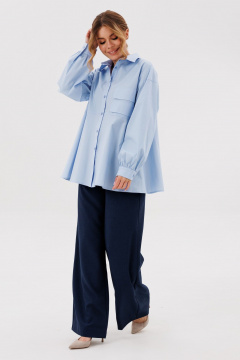 Блуза Ambera Style 1126 голубой - фото 3