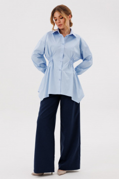 Блуза Amberа Style 1127 голубой - фото 2