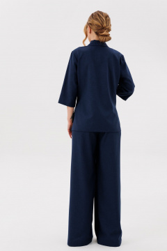 Брюки, жакет Amberа Style 2126-2 синий - фото 5