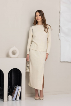 Юбка КАЛИНКА ВТ-4539-В25 молочный - фото 3