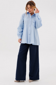Брюки, рубашка Amberа Style 2133 голубой- синий - фото 4