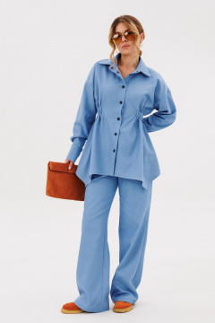 Брюки, рубашка Ambera Style 2138 голубой - фото 3