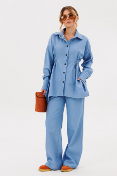 Брюки, рубашка Ambera Style 2138 голубой - фото 2