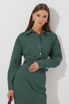 Платье N.O.W. 1483-1 зеленый - фото 4