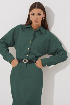 Платье N.O.W. 1483-1 зеленый - фото 2