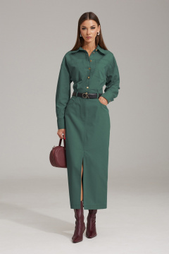 Платье N.O.W. 1483-1 зеленый - фото 1