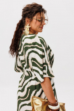 Платье Anelli 1391.1 зеленые_волны - фото 4