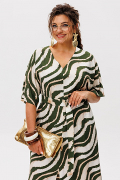 Платье Anelli 1391.1 зеленые_волны - фото 3