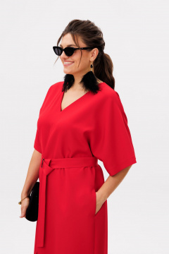 Платье Anelli 1391.2 маковый_цвет - фото 5