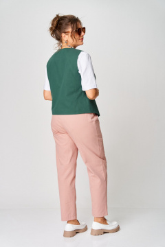 Жилет GRATTO 7442 изумруд - фото 3