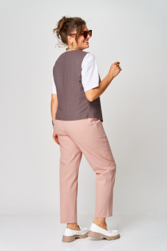 Жилет GRATTO 7442 баклажан E - фото 4