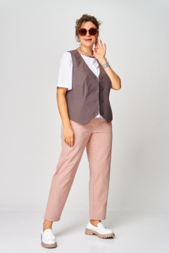 Жилет GRATTO 7442 баклажан E - фото 3