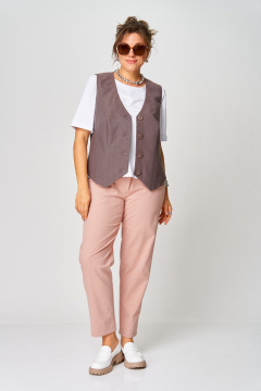 Жилет GRATTO 7442 баклажан E - фото 2