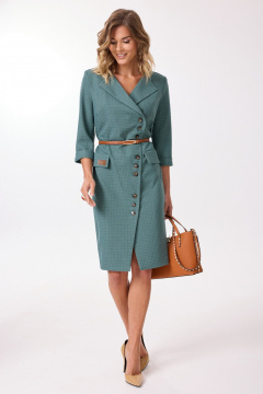 Платье Твой имидж 2199 темная_мята - фото 4