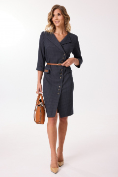 Платье Твой имидж 2216 графит - фото 1