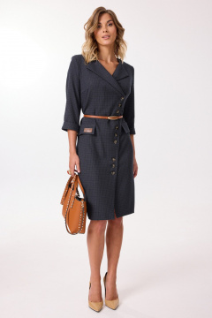 Платье Твой имидж 2216 графит - фото 4