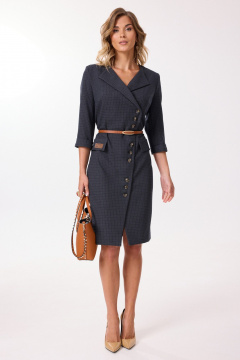 Платье Твой имидж 2216 графит - фото 2