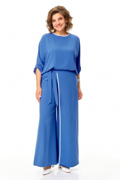 Блуза, брюки Karina deLux M-1320 голубой - фото 4