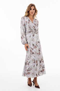 Платье EOLA 2896 сирень-какао - фото 2