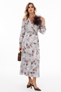 Платье EOLA 2896 сирень-какао - фото 1