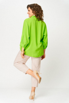 Брюки, рубашка Danaida 2216 зеленый/беж - фото 5