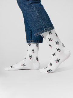 Носки Mark Formelle 017K-3088/25017K белый_рис.3088 - фото 1