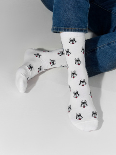 Носки Mark Formelle 017K-3088/25017K белый_рис.3088 - фото 4