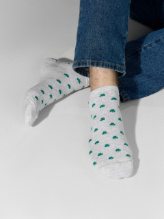 Носки Mark Formelle 104K-3111/25104K св.серый_меланж_рис.3111 - фото 2