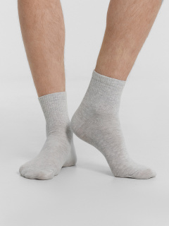 Носки Mark Formelle 106K-3084/25106K св.серый_меланж_рис.3084 - фото 2