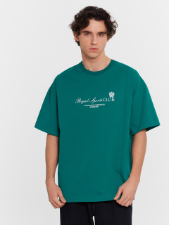 Футболка Mark Formelle 111900/24-3973П-0 зеленый_печать_1_сл_на_пол_1сл_на_спинке - фото 3