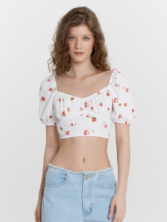 Топ Mark Formelle 112851/24-33660П-9 розы_на_белом - фото 2