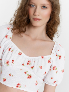 Топ Mark Formelle 112851/24-33660П-9 розы_на_белом - фото 4