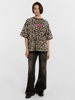 Футболка Mark Formelle 112961/24-33235ПП-0 бежевый_леопард_1_сл_на_пол - фото 3