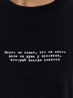 Футболка Mark Formelle 112961/24-33235ПП-0 черный_печать_Печать - фото 4