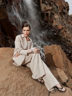 Рубашка Mark Formelle 122854/1/24-26537Ц-9 св.бежевый - фото 3