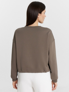 Свитшот Mark Formelle 122950/1/24-30568Ц-7-2 грецкий_орех_548_D_вышивка - фото 3