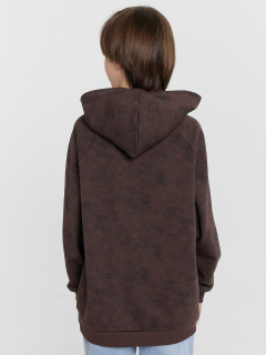Худи Mark Formelle 123418/24-32497П-7-2 коричневый_acid_wash_574_D_2_вышивка - фото 2